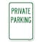 Signmission Private Parking Heavy-Gauge Aluminum Sign, 12" x 18", A-1218-23258 A-1218-23258 - alternate 1